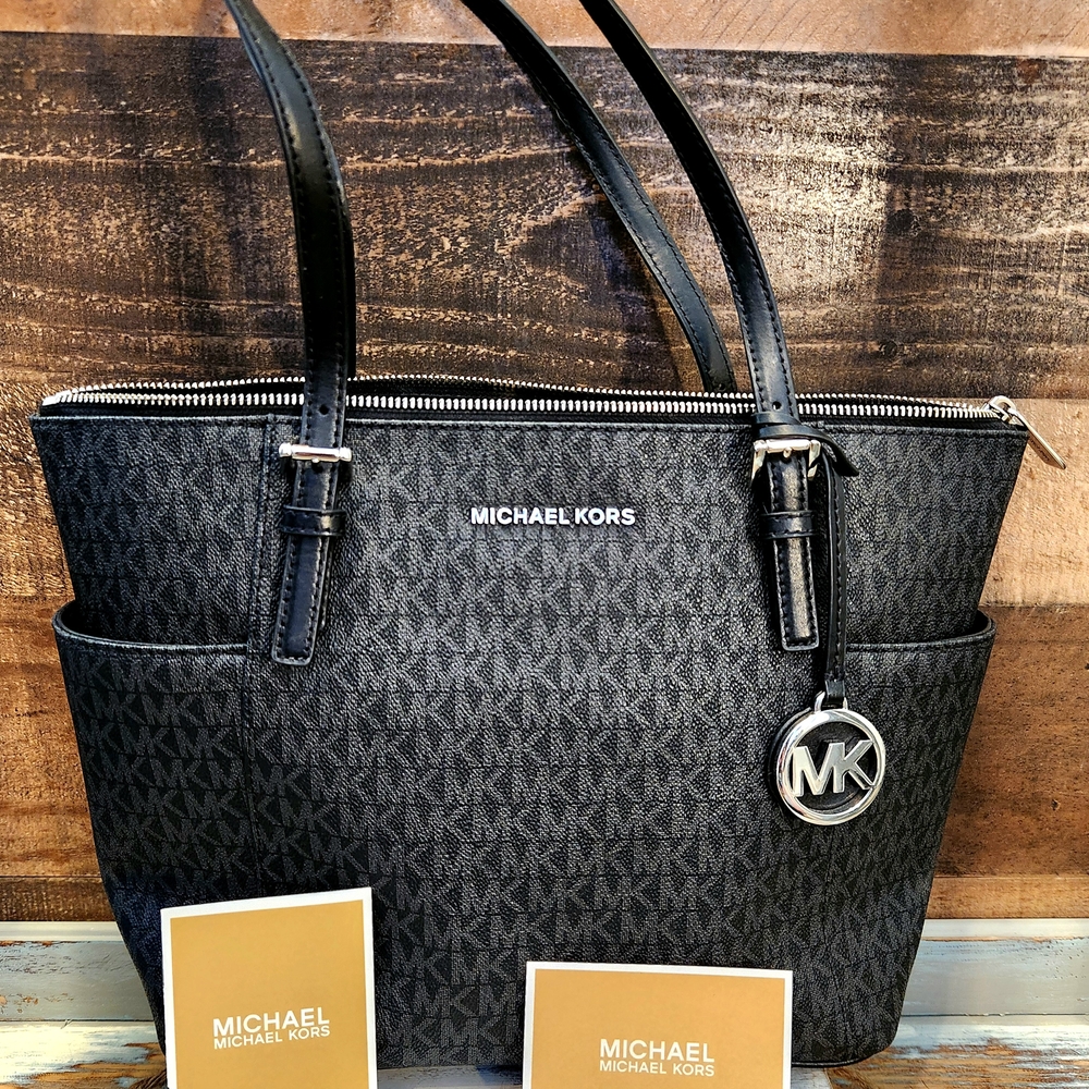 Michael Kors Black Signature Tote